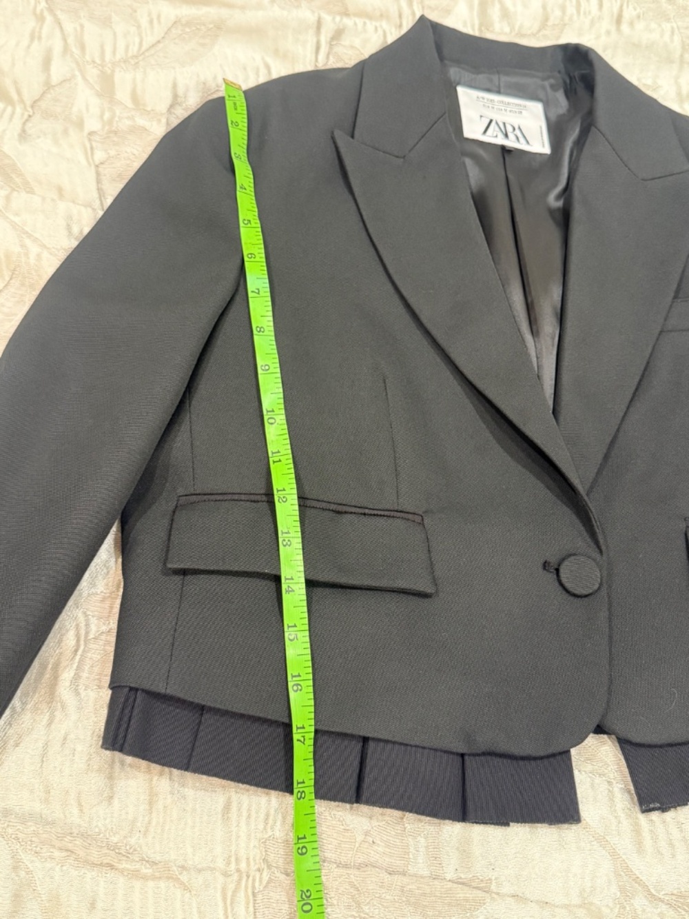 Cropped blazer - Picture 5 of 9